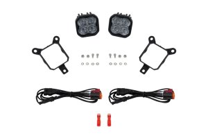 Subaru Ascent Fog Lights - Diode Dynamics - SS3 LED Foxbeam Dual-Color - Selectable 6000K white and 3000K yellow - `17-`25
